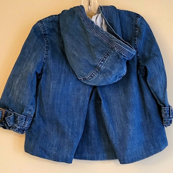 Tommy Hilfiger lined hooded denim coat - Picture 2 of 7